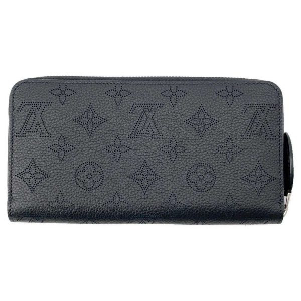 9591752 03 LOUIS VUITTON Long Mahina Zippy Wallet M61867 Black