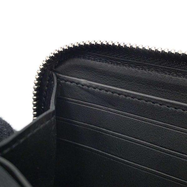 9591752 06 LOUIS VUITTON Long Mahina Zippy Wallet M61867 Black