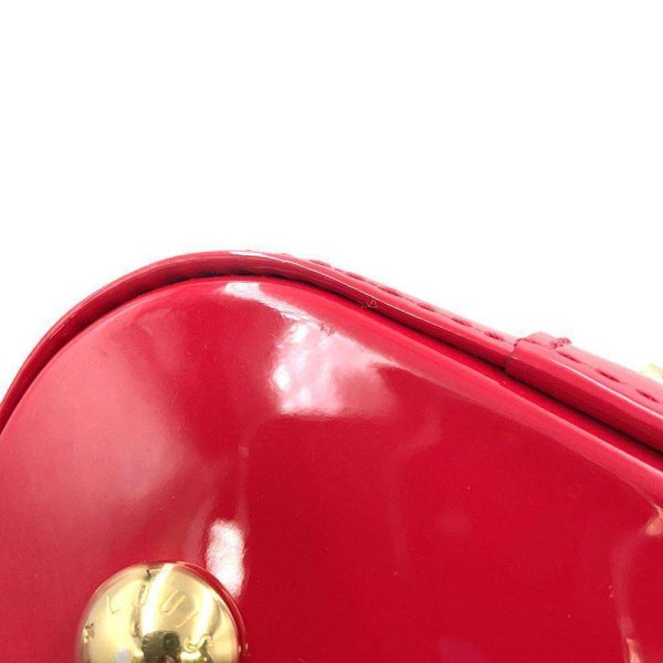 9591899 12 Louis Vuitton Patent Leather Alma BB Red Shoulder Bag