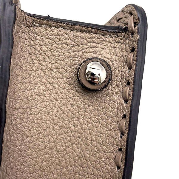 9600010 08 Fendi Peekaboo Ic You Selleria Petit Shoulder Bag