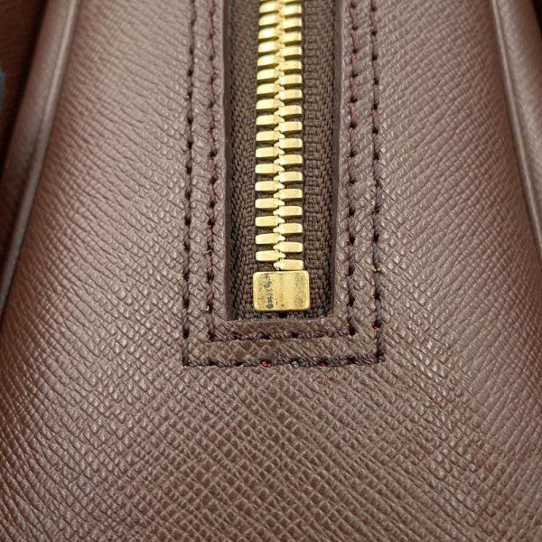 9603172 13 Louis Vuitton Triana Handbag Damier Ebene Brown