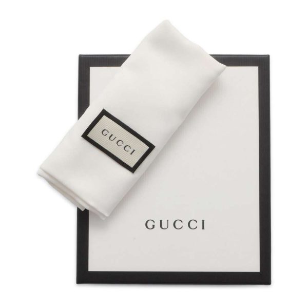 9603479 12 Gucci GG Marmont Coin Case Key Case Black White