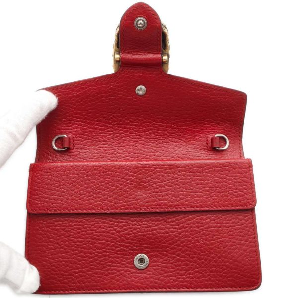 9604162 05 Gucci Chain Shoulder Bag Dionysus Mini Bag Red