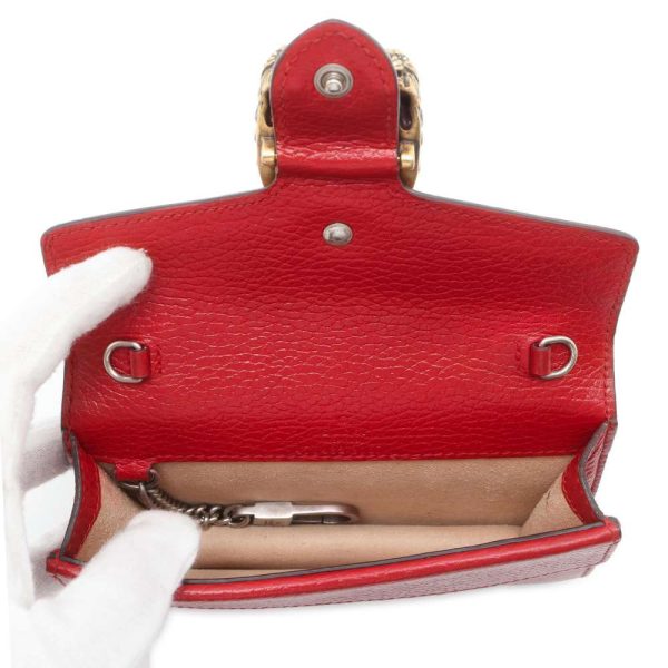 9604162 06 Gucci Chain Shoulder Bag Dionysus Mini Bag Red