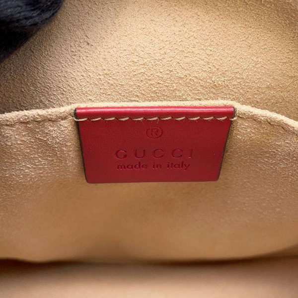 9604179 13 Gucci GG Marmont Quilted Small Chain Shoulder Bag Red