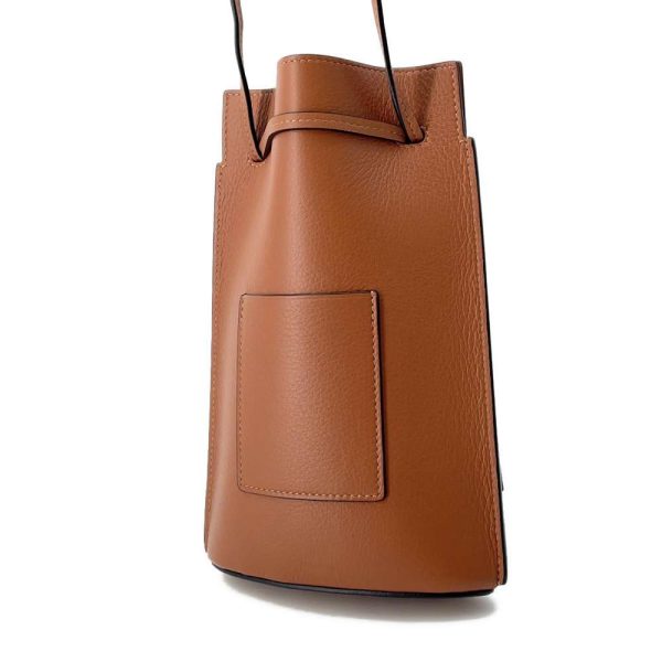 9605152 02 LOEWE Dice Pocket Shoulder Bag Brown