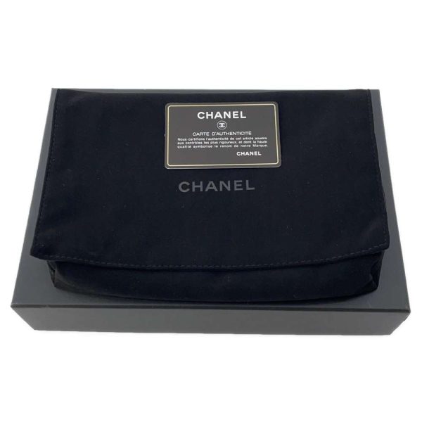 9605381 12 CHANEL Chain Wallet CC Filigree Coco Mark Matelasse Caviar Skin A84451 Wallet Black