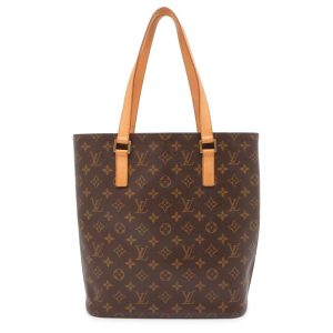 9605787 01 Louis Vuitton Sac Plat Monogram Tote Bag Brown