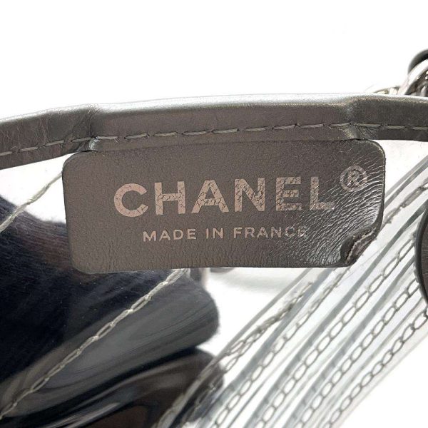 9606289 13 CHANEL Chain Shoulder Bag Clear Coco Mark Vinyl Bag