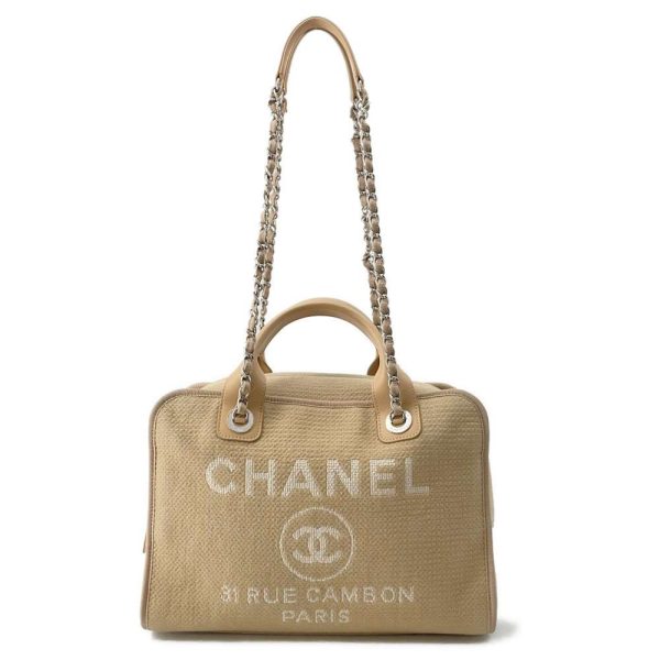 9606302 01 CHANEL handbag Deauville here mark 2way shoulder bag