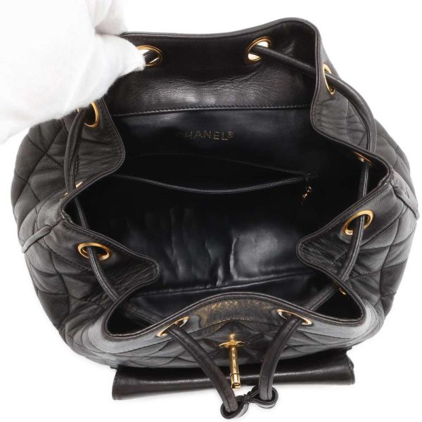 9606371 05 CHANEL Matelasse Caviar Skin Backpack Black