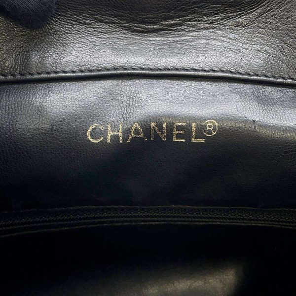 9606371 15 CHANEL Backpack Cocomark Matelasse Chain Bag Rucksack Black