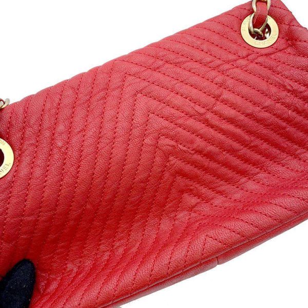 9606470 10 CHANEL chain shoulder bag chevron v stitch here mark bag