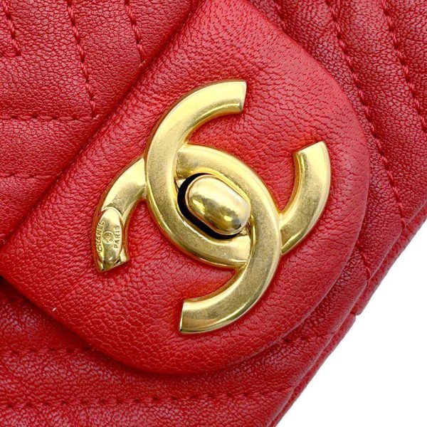 9606470 13 CHANEL chain shoulder bag chevron v stitch here mark bag