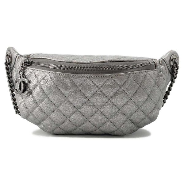 9606531 01 CHANEL Matelasse Caviar Skin Body Bag Waist Bag