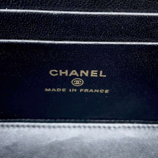 9606593 11 CHANEL Chain Shoulder Bag Matelasse Coco Mark Vanity Black