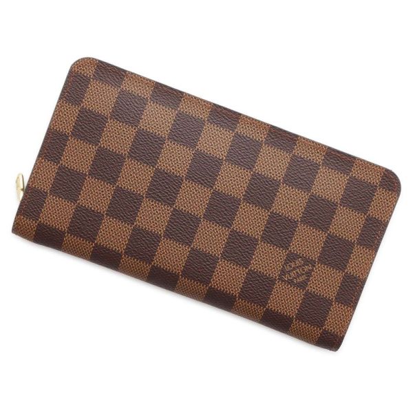 9606746 01 Louis Vuitton Long Wallet Damier Ebene Portomone Zip