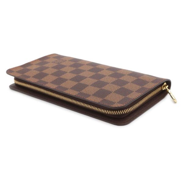 9606746 02 Louis Vuitton Long Wallet Damier Ebene Portomone Zip