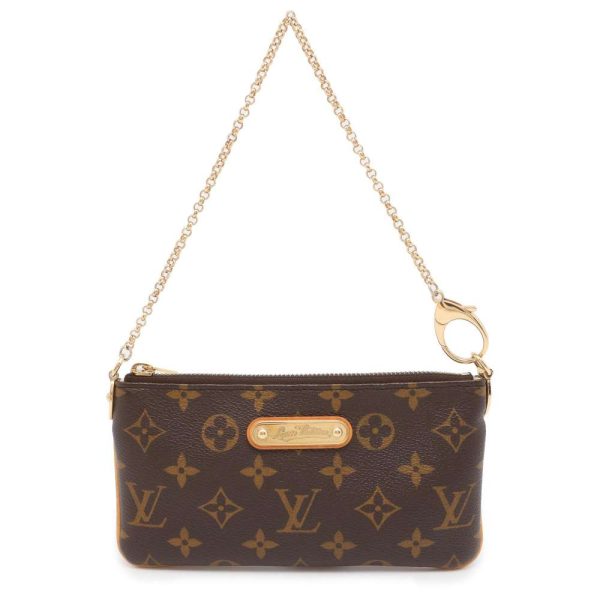 9606777 01 Louis Vuitton Pochette Mila MM Handbag Monogram Brown