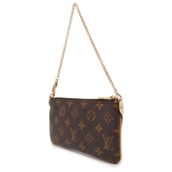 9606777 02 Louis Vuitton Pochette Mila MM Handbag Monogram Brown