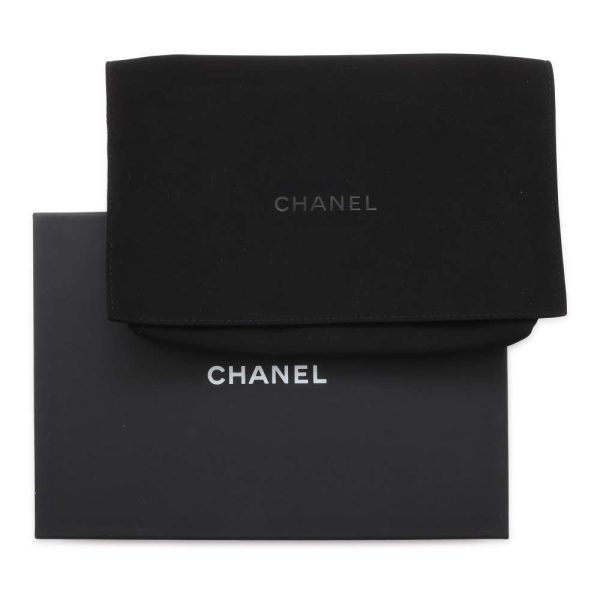 9606821 13 Chanel Chain Wallet Matelasse Coco Mark Caviar Skin Quilting A33814