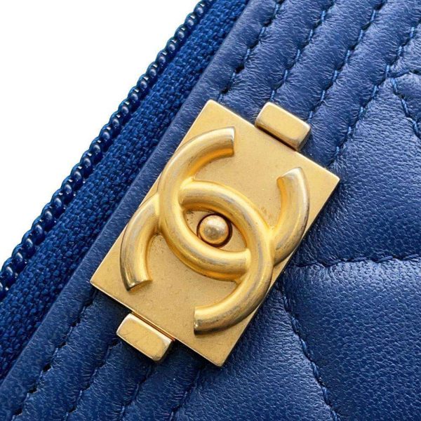 9606845 06 Chanel Coin Case Boy Chanel CocoMark Matelasse Lambskin Wallet