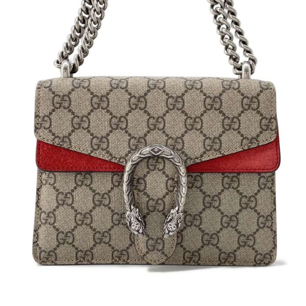 9607361 01 Gucci Dionysus GG Supreme Mini Chain Shoulder Bag