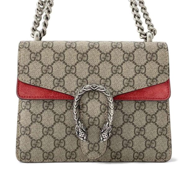 9607378 01 Gucci Dionysus GG Supreme Mini Chain Shoulder Bag