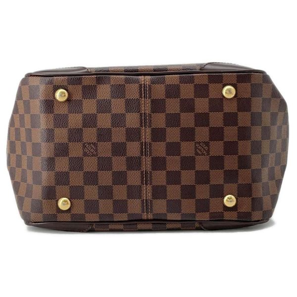 9607705 03 Louis Vuitton Verona MM Handbag Damier Ebene Brown