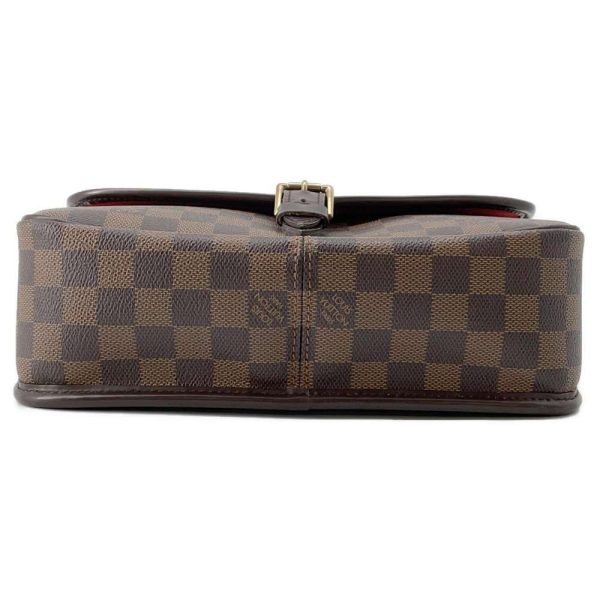 9607804 03 Louis Vuitton Sologne Shoulder Bag Damier Ebene Brown