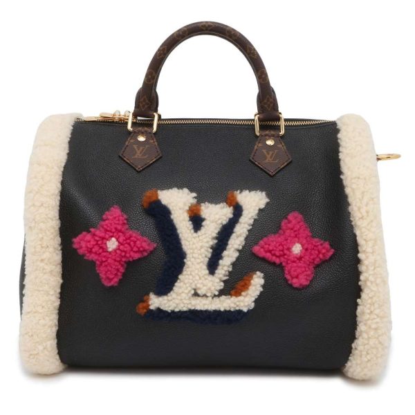 9607927 01 Louis Vuitton Handbag Monogram Teddy Speedy Bandouliere 30 M56966 2way Bag Mini Black