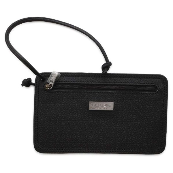 9608559 14 LOEWE Anagram Shoulder Bag Black