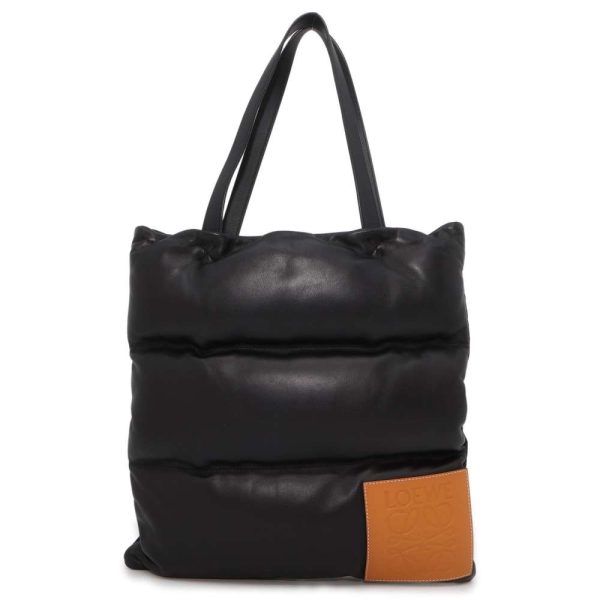 9608610 01 LOEWE Puffy Tote Bag Black