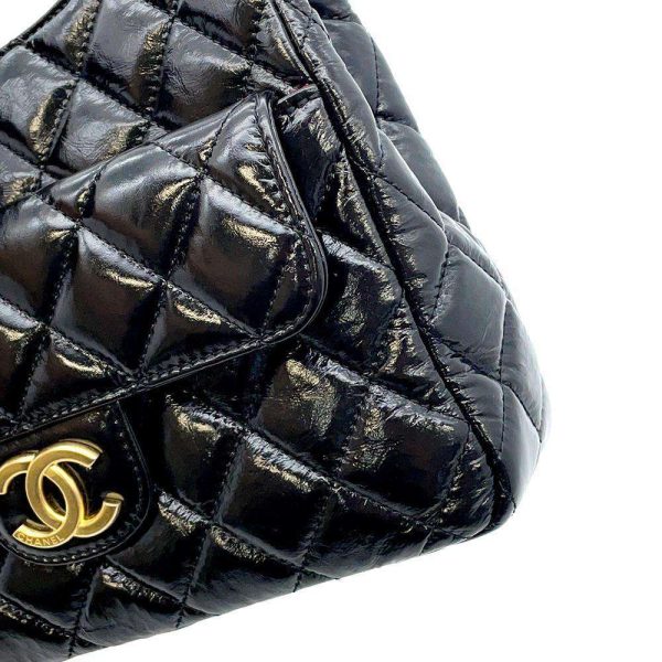 9609853 10 Chanel Chain Shoulder Bag Hobo Matelasse Shiny Calf Bag