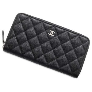 9611696 01 Chanel Single Flap Matelasse Shoulder Bag Lambskin Black