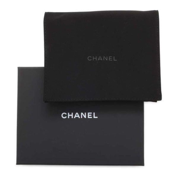 9613300 06 CHANEL Matelasse Caviar Skin Coin Case Card Case