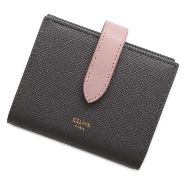 9615359 01 CELINE Wallet Small Strap Wallet Calfskin Wallet