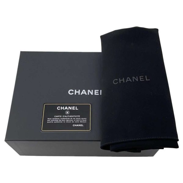 9615687 12 CHANEL Chain Bag Vanity Case Cocomark Caviar Skin Black