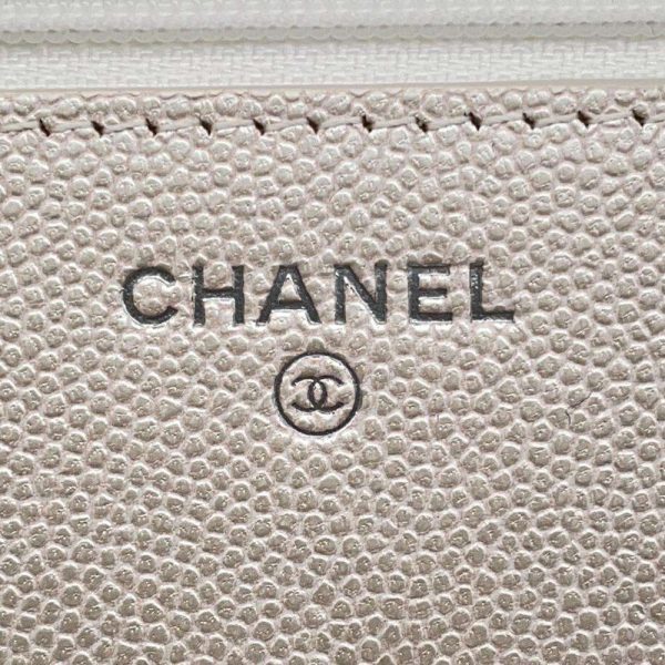 9616714 11 CHANEL Chain Wallet Matelasse CocoMark Caviar Crossbody