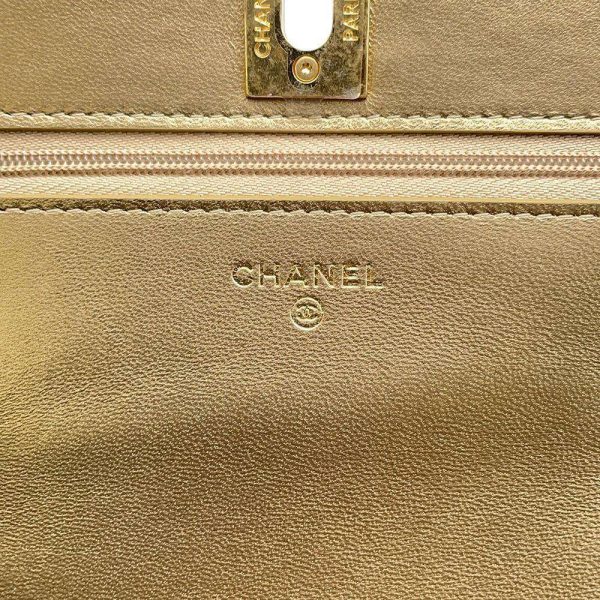 9616721 13 CHANEL Chain Wallet Matelasse Coco Mark Lamb AP3102 Wallet Bag