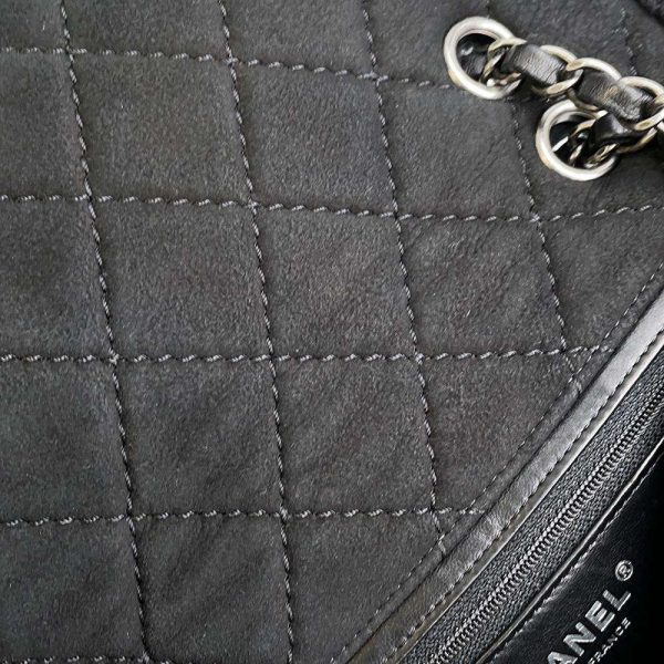 9616745 09 CHANEL Chain Shoulder Bag Coco Mark Pearl Matelasse Black