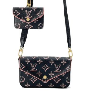 9621350 01 Gucci GG Marmont Shoulder Bag Black