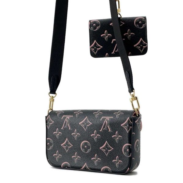 9621350 02 Louis Vuitton Shoulder Bag Multi Pochette Black