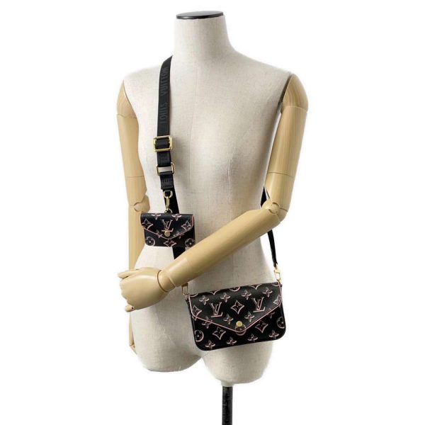 9621350 04 Louis Vuitton Shoulder Bag Multi Pochette Black