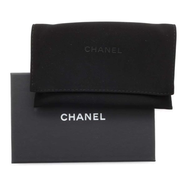 9623743 06 CHANEL Coin Case Zip Wallet Coco Mark Matelasse Caviar