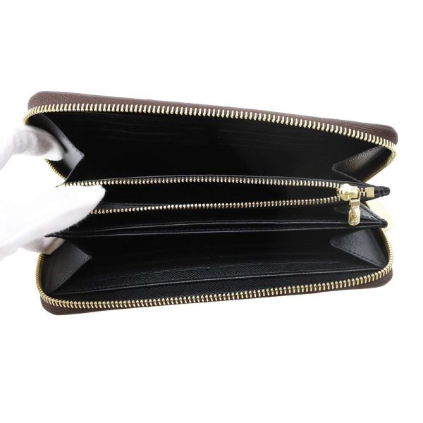 9624214 04 Louis Vuitton Long Monogram Giant Zippy Wallet Reverse Black