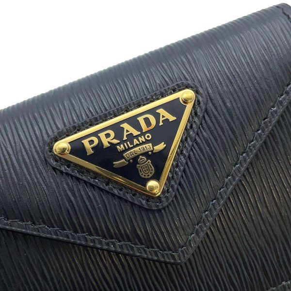 9626584 11 Prada Wallet Saffiano Wallet 1MH021 Wallet Black