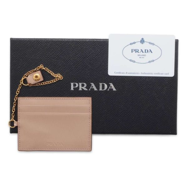 9627413 13 Prada VITELLO Move Long Wallet Card Case Pink Beige