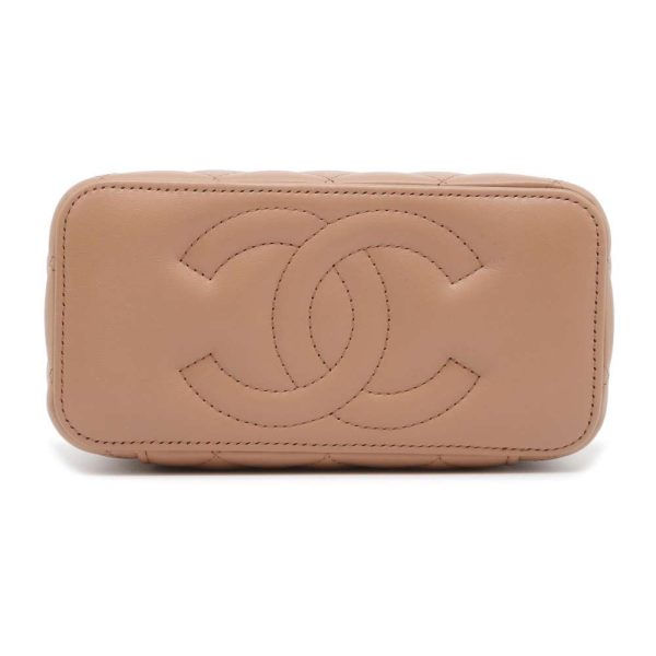 9629875 03 CHANEL Matelasse Zip Coin Caviar Skin Wallet Black