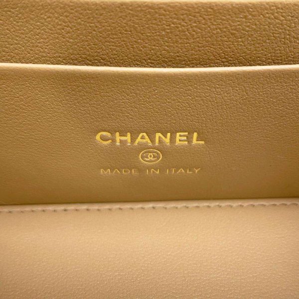 9629875 14 CHANEL Matelasse Zip Coin Caviar Skin Wallet Black